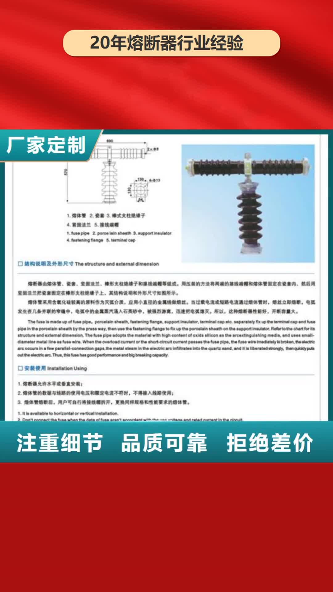 平顶山【熔断器】 高低压电器现货批发